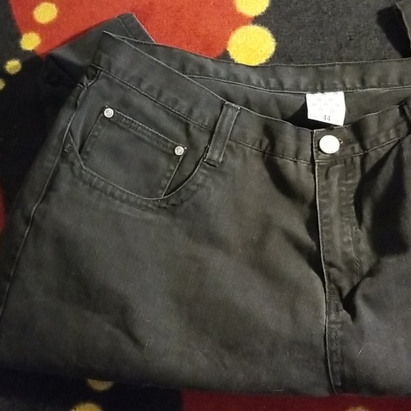 😻🩵Miskeen Originals Men's Black Jeans hand Jean - Picture 5 of 13